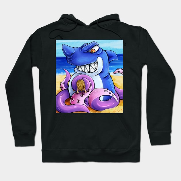 Sharktopus Hoodie by ThePieLord